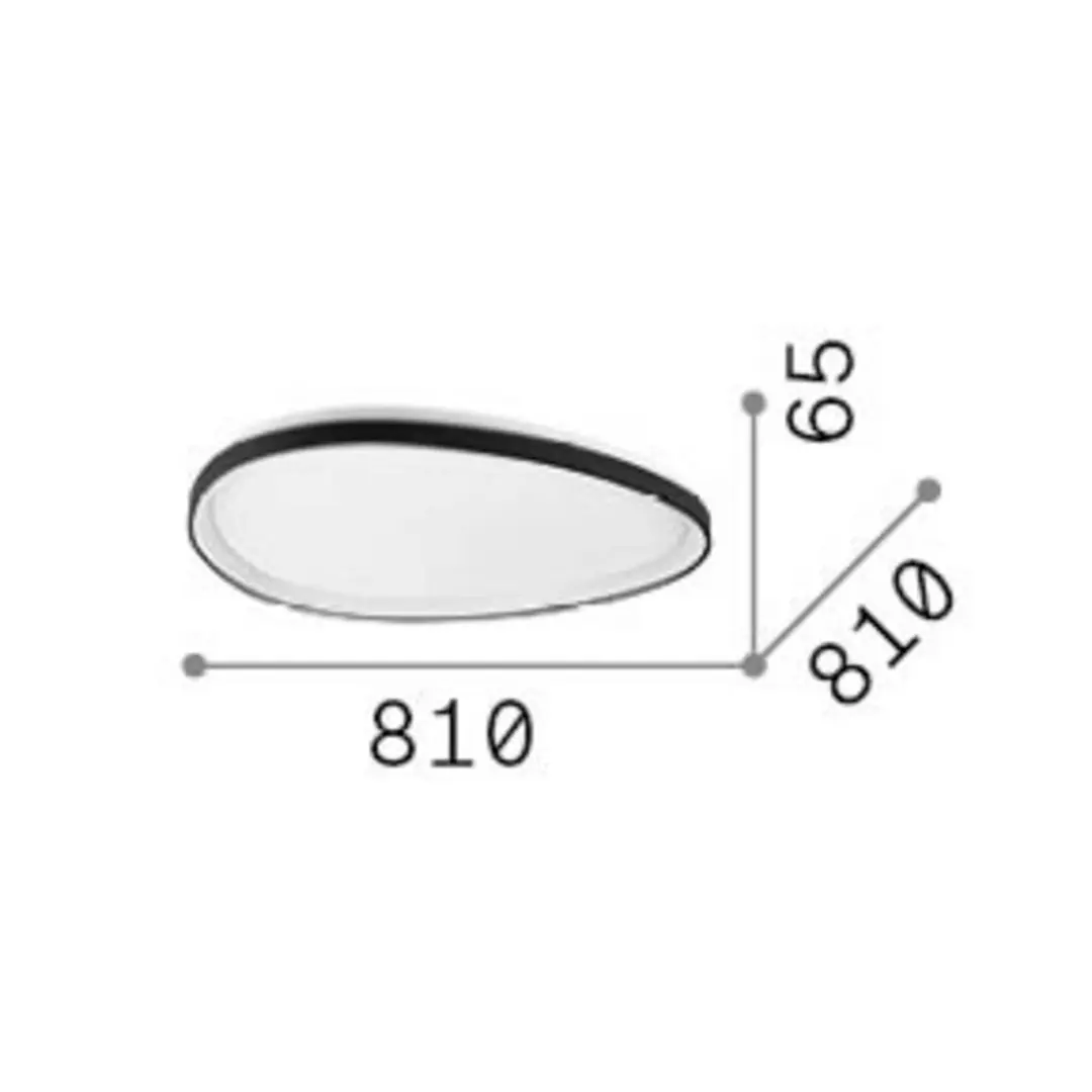 Ideal Lux LED-Deckenlampe Gemini messing 81 3000 K DALI/PUSH
