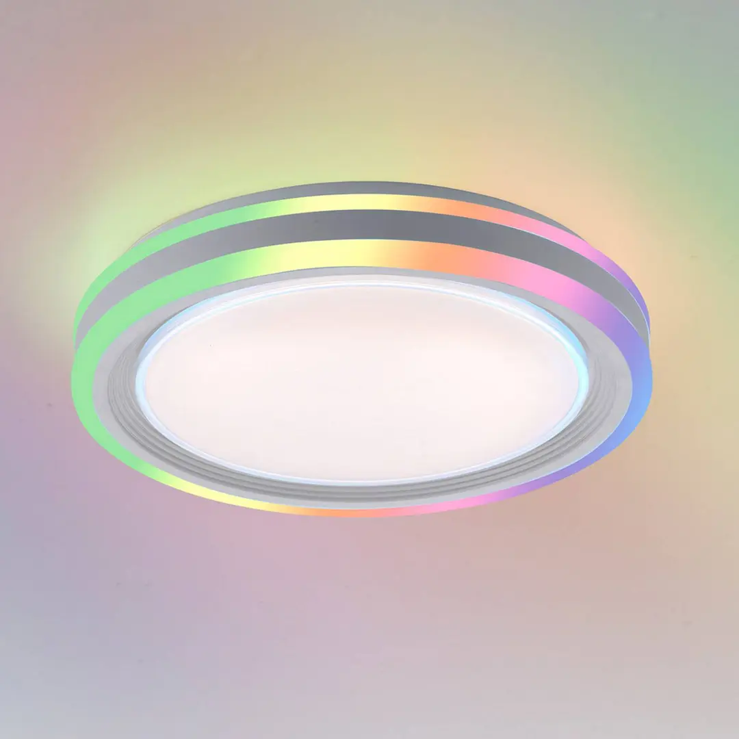 JUST LIGHT. GmbH LED-Deckenleuchte Spheric, CCT, RGB, Ø 40cm