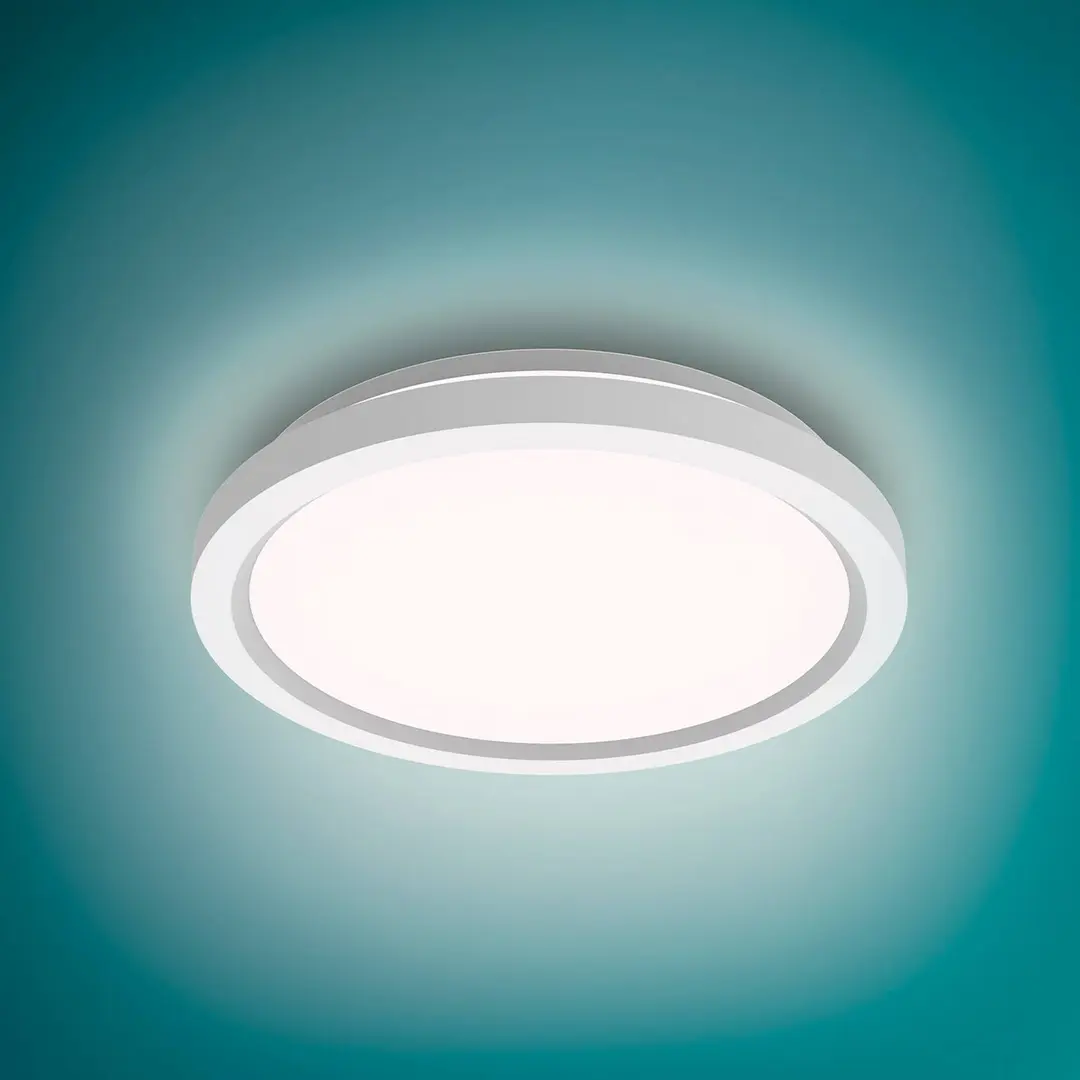 Philips LED-Deckenlampe Aio RD weiß 2er-Pack Ø 30 cm Remote