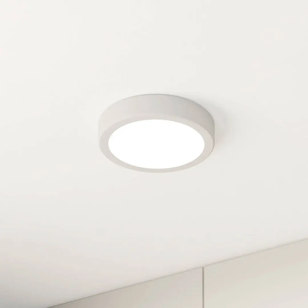 EGLO LED-Anbaupanel Fueva 5 IP20 830 weiß Ø16cm