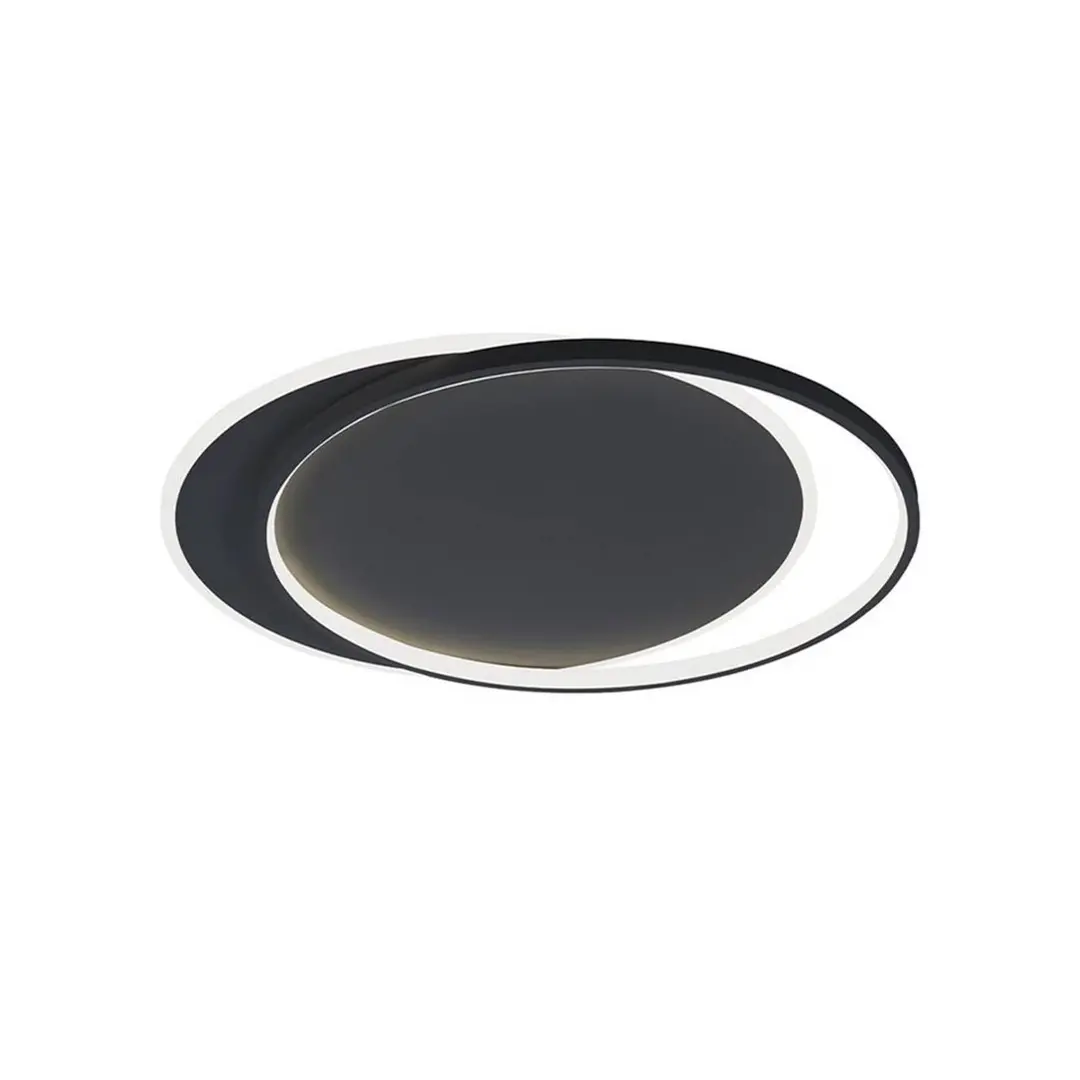 Viokef LED-Deckenlampe Evelyn, schwarz, Länge 55 cm, Metall