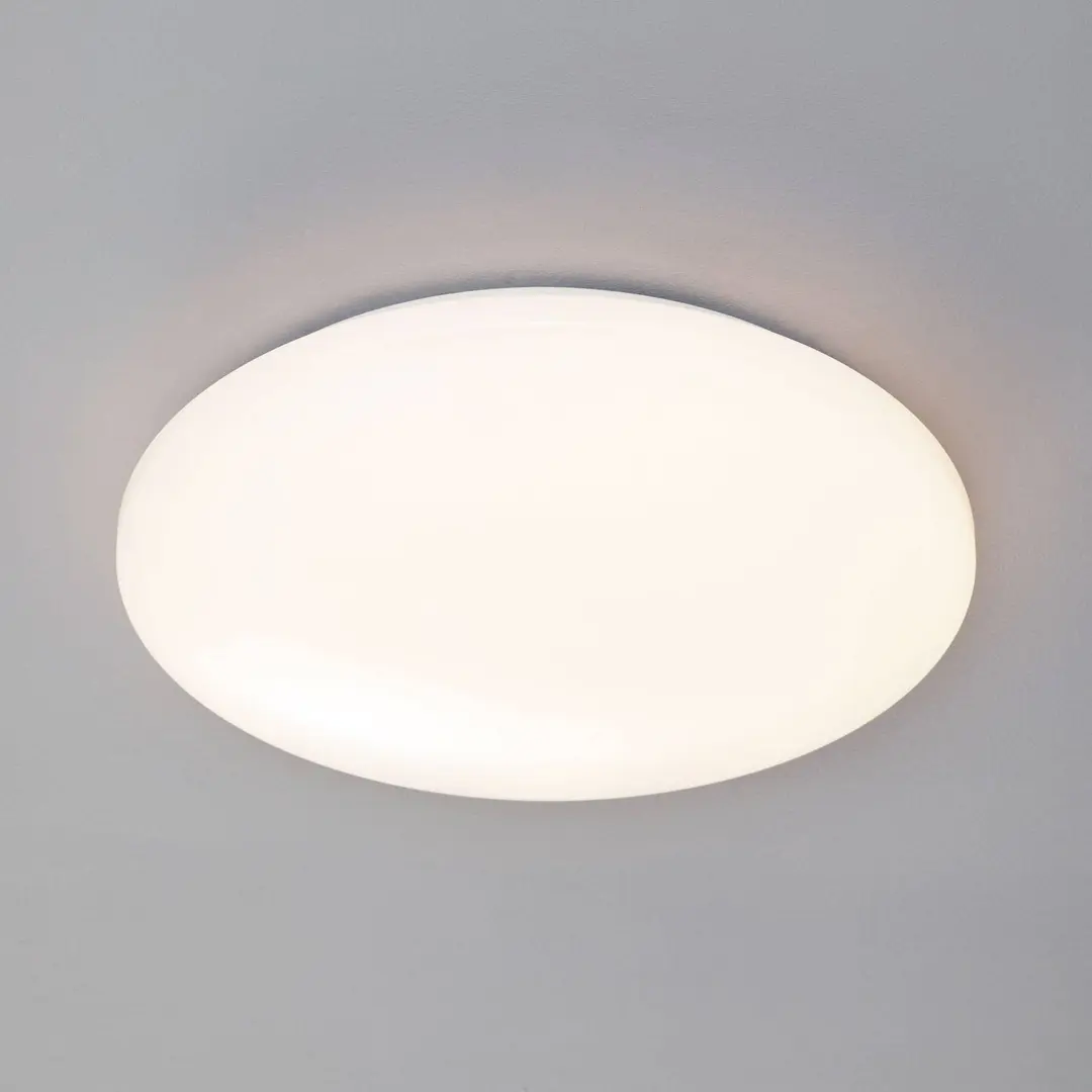 Reality Leuchten LED-Deckenlampe Pollux, Ø 37 cm, Kunststoff, Bewegungsmelder
