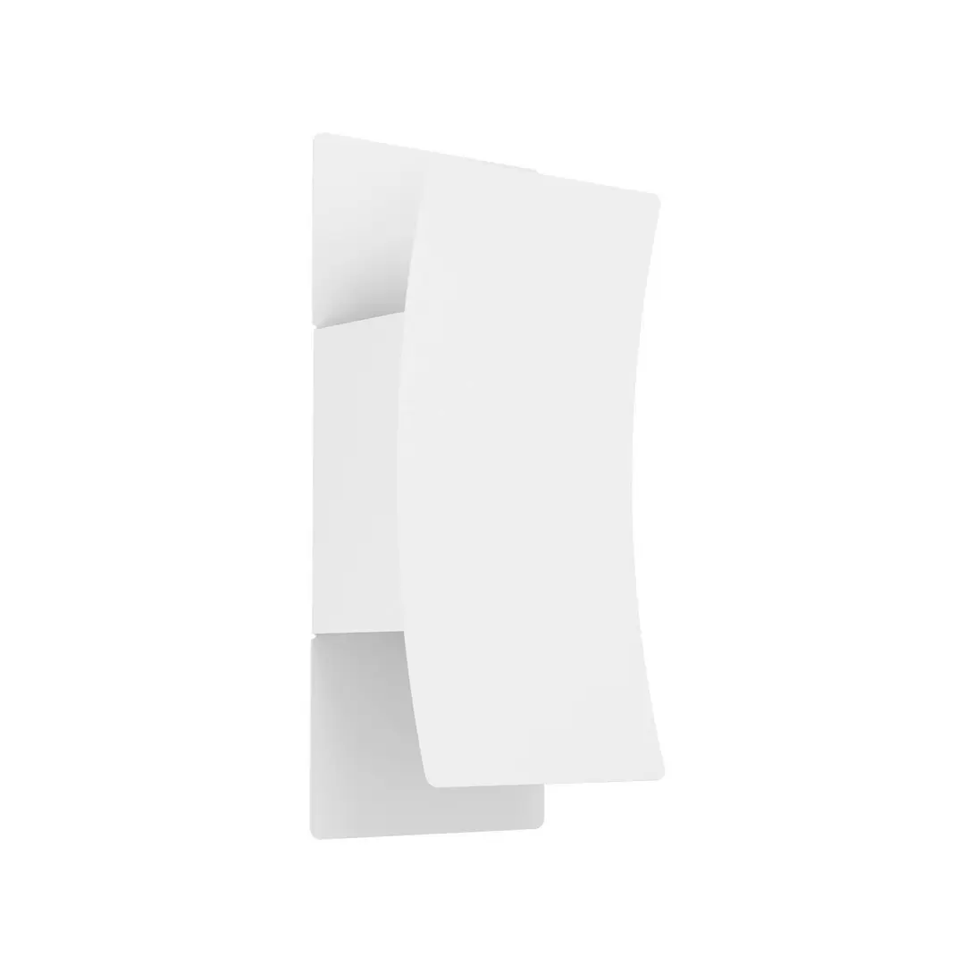 EGLO LED-Außenwandlampe Verdolino, weiß, Höhe 28 cm, Metall