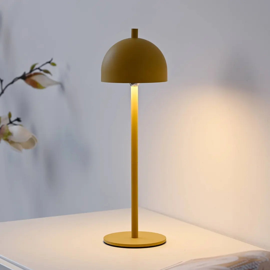 SCHÖNER WOHNEN LED-Akku-Tischlampe Bellies Blütenzauber IP54