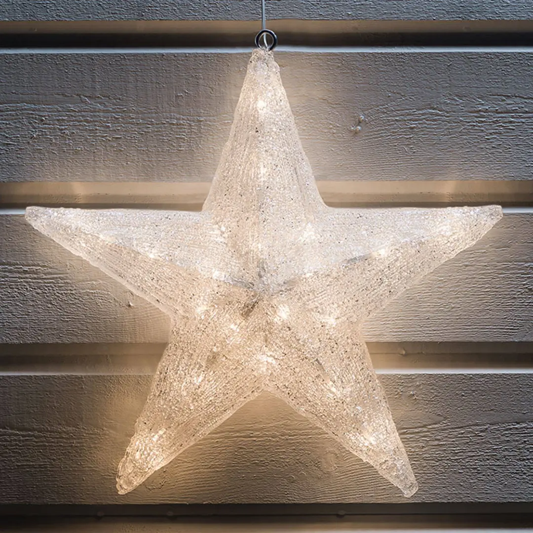 Konstsmide Christmas LED-Dekostern für den Außenbereich, Ø 40 cm