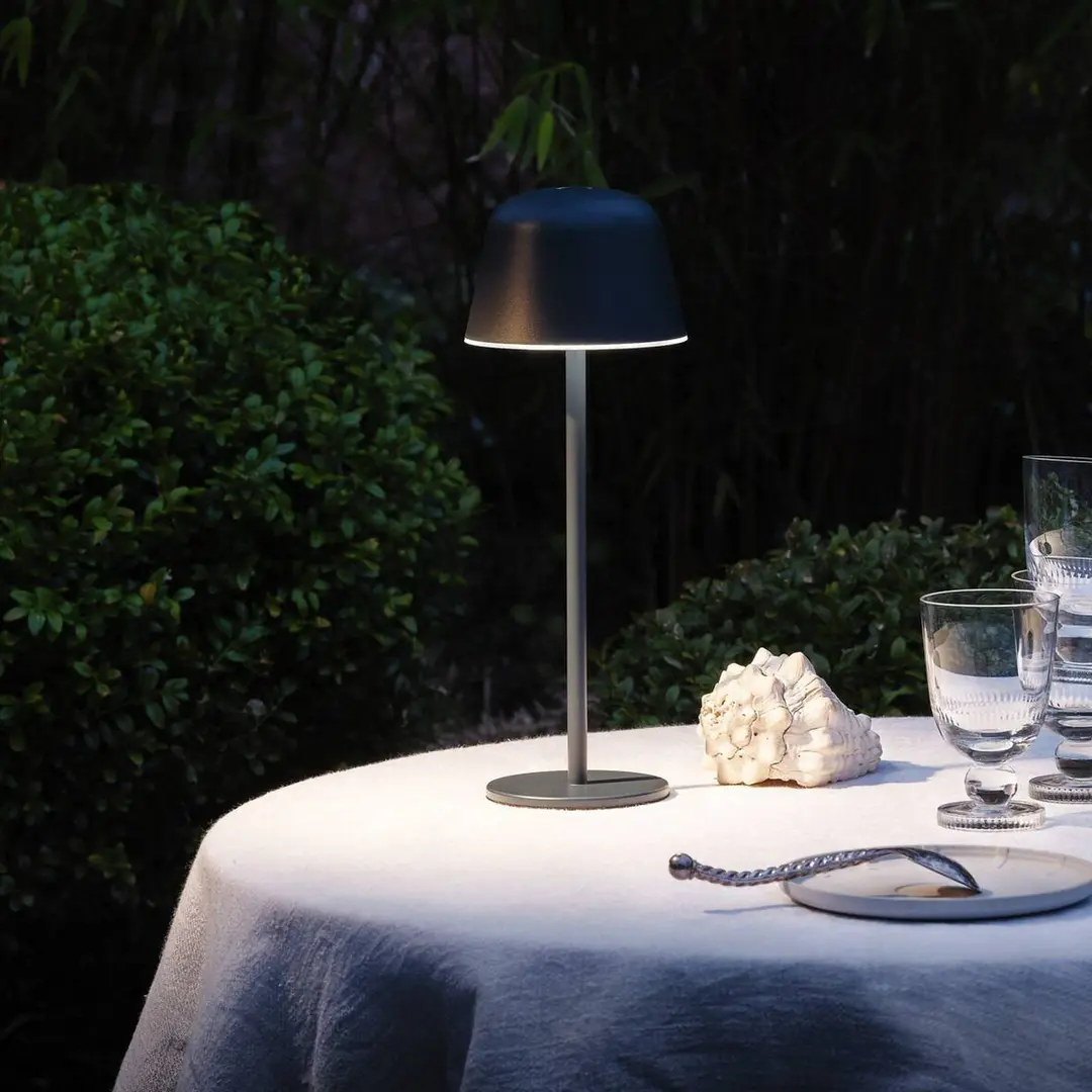 OSRAM LED-Akku-Tischlampe ENDURA STYLE grafit 30 cm IP44 CCT