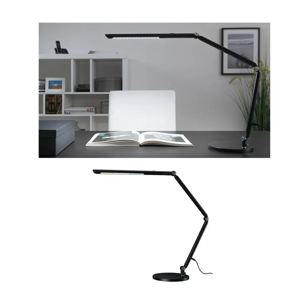 Paulmann LED-Schreibtischlampe FlexBar schwarz 36 cm CCT dim