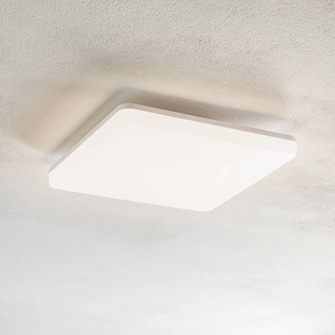 Heitronic LED-Sensor-Deckenleuchte Pronto, eckig, 33x33cm