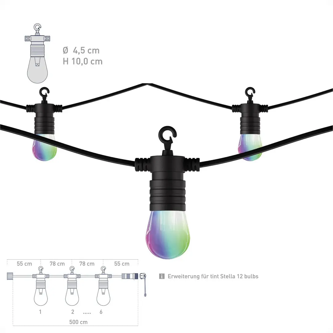 tint LED-Lichterkette tint Stella Extension Erweiterung