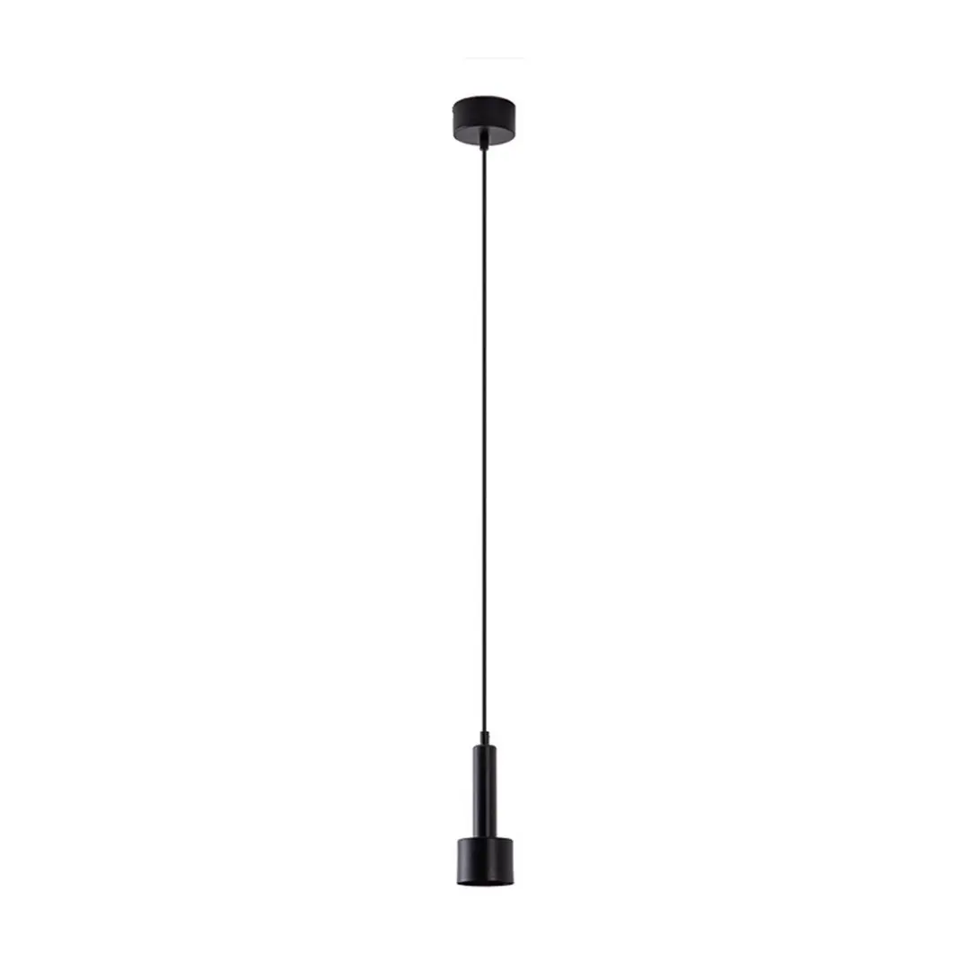 Zambelis LED-Hängeleuchte 22177, schwarz, Ø 7 cm, Metall