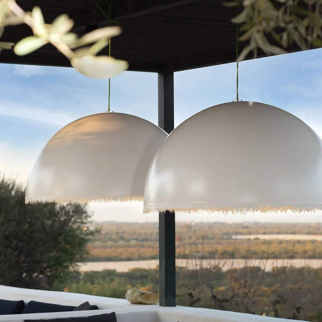 Karman Plancton - LED-Außen-Hängeleuchte, Ø 75 cm