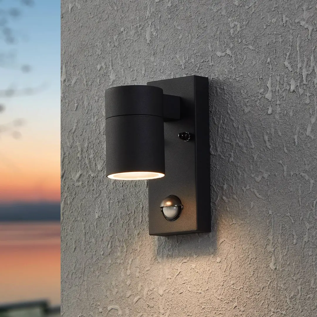 EGLO Wandlampe Riga 5, anthrazit, Höhe 16 cm, Metall