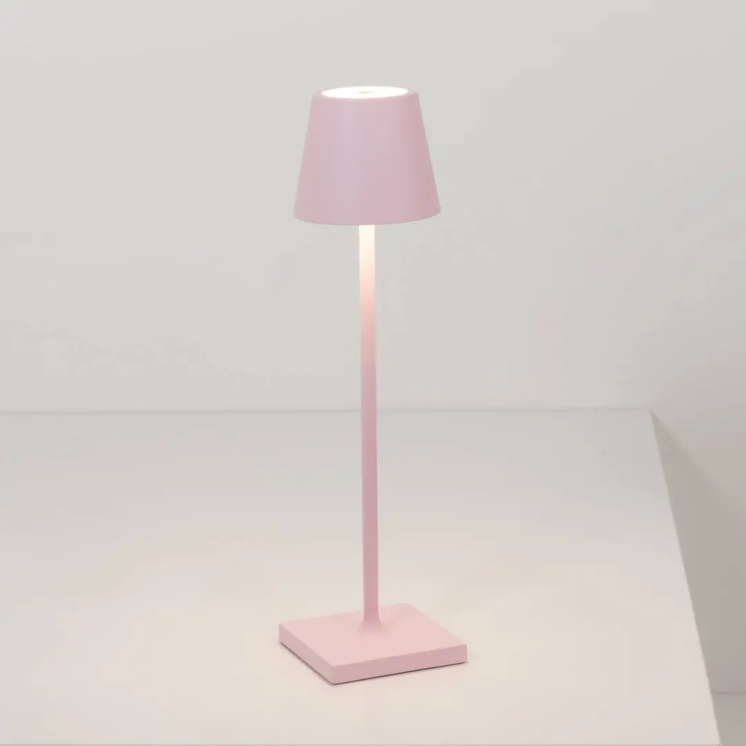 Zafferano Poldina micro Akkulampe IP65 rosa