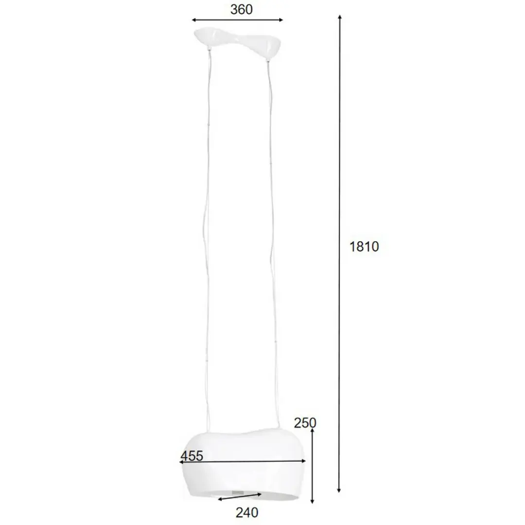 KARE Hängeleuchte Cloud, weiß, Glas, 2-flammig, GU10
