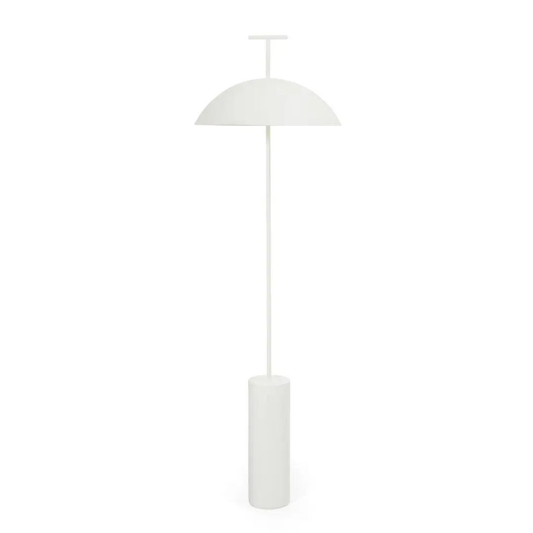 Kartell LED-Stehleuchte Geen-A, weiß, Höhe 132 cm, Stahl