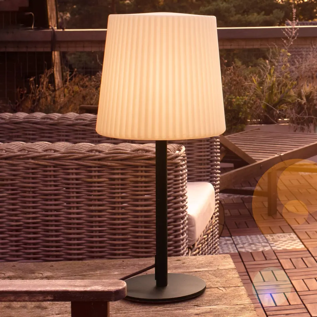 Paul Neuhaus Außen-Tischleuchte Falter, IP65, Höhe 60 cm