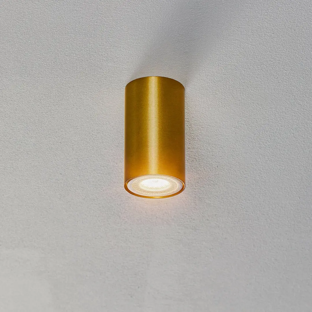 Nowodvorski Lighting Downlight Eye S in Zylinderform, messing