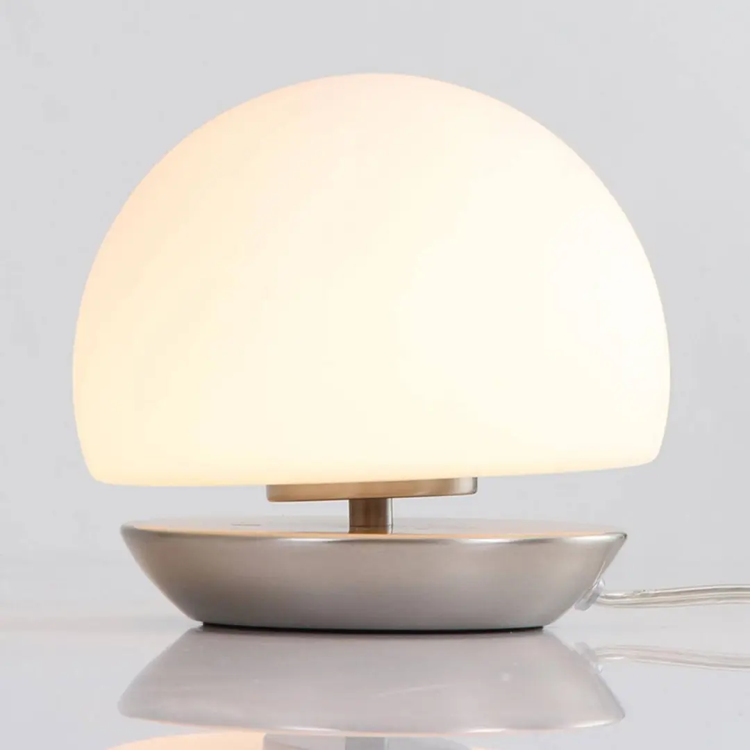 Steinhauer Fuß Stahl gebürstet - LED-Tischlampe Ancilla