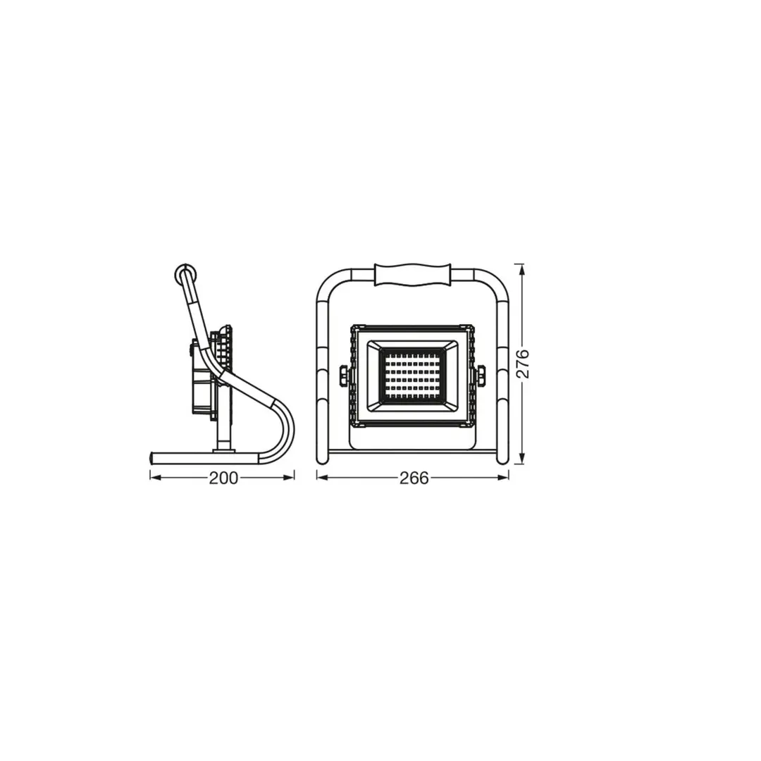 OSRAM LED-Akku-Arbeitsleuchte, 20 W, orange, IP44, 4.000 K