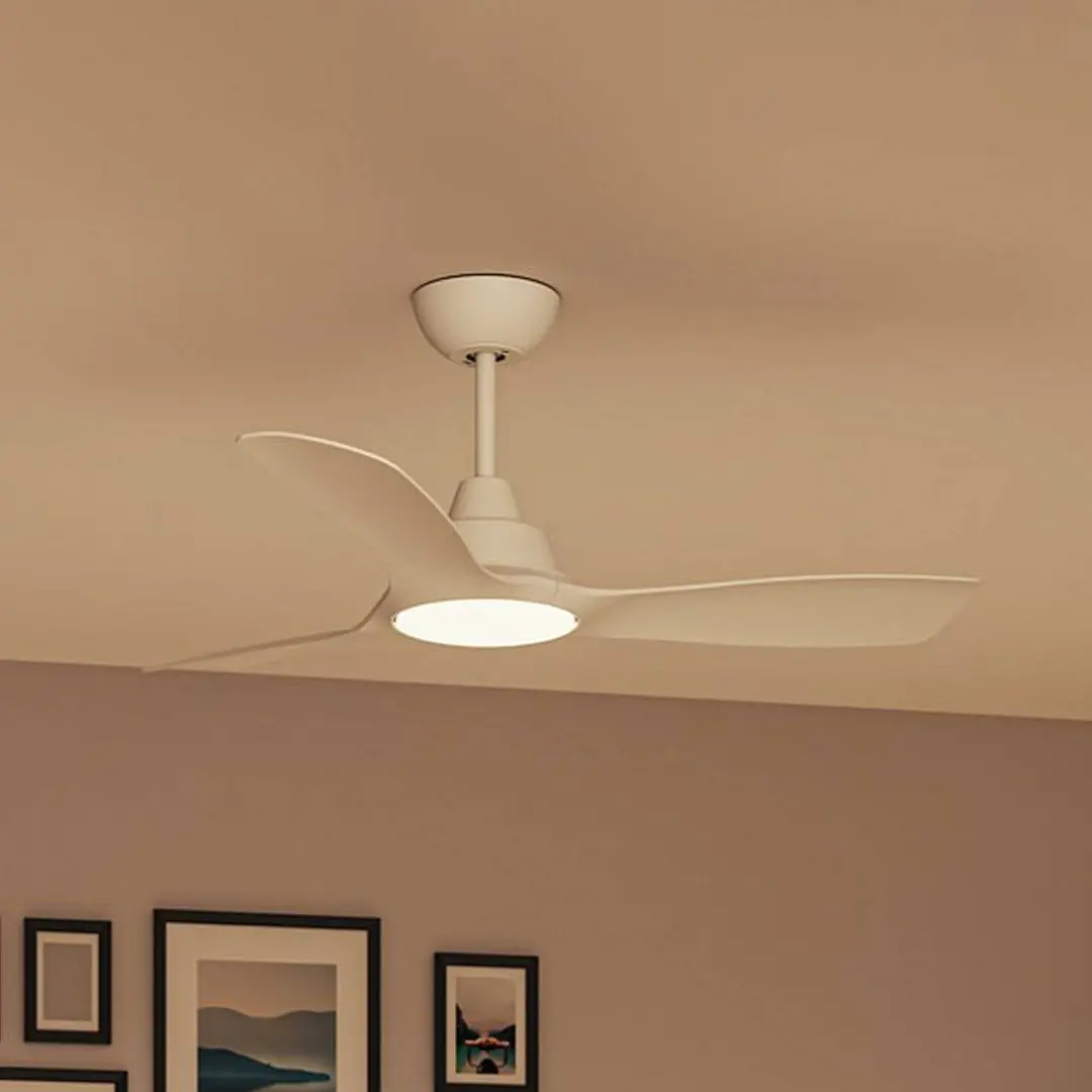 Philips LED-Deckenventilator Fixed Ø 132cm, weiß, CCT, DC