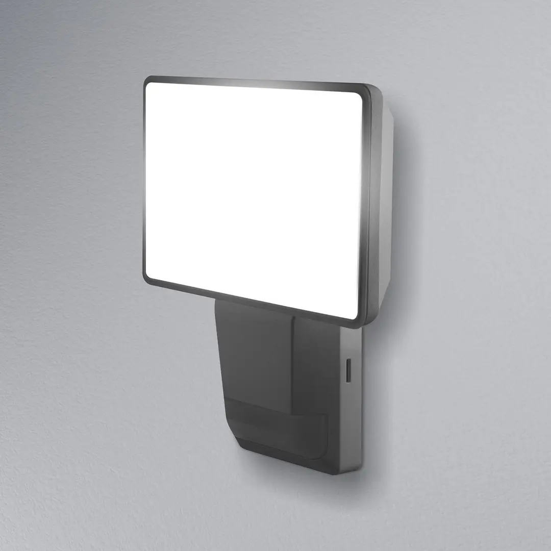 OSRAM LED-Sensor-Außenstrahler ENDURA PRO FLOOD, grau, 15 W