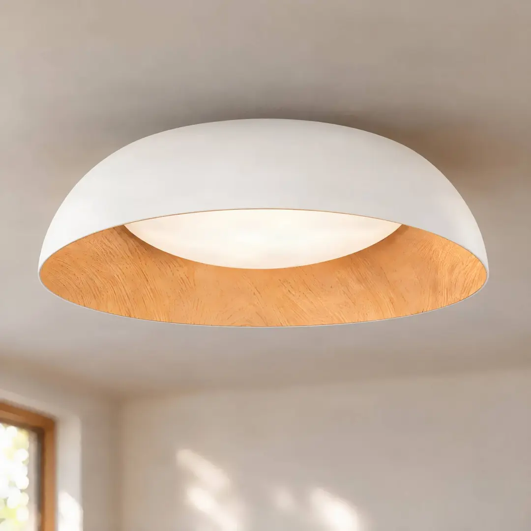 Lindby LED-Deckenleuchte Gracyn, weiß, Ø 50 cm, step dim