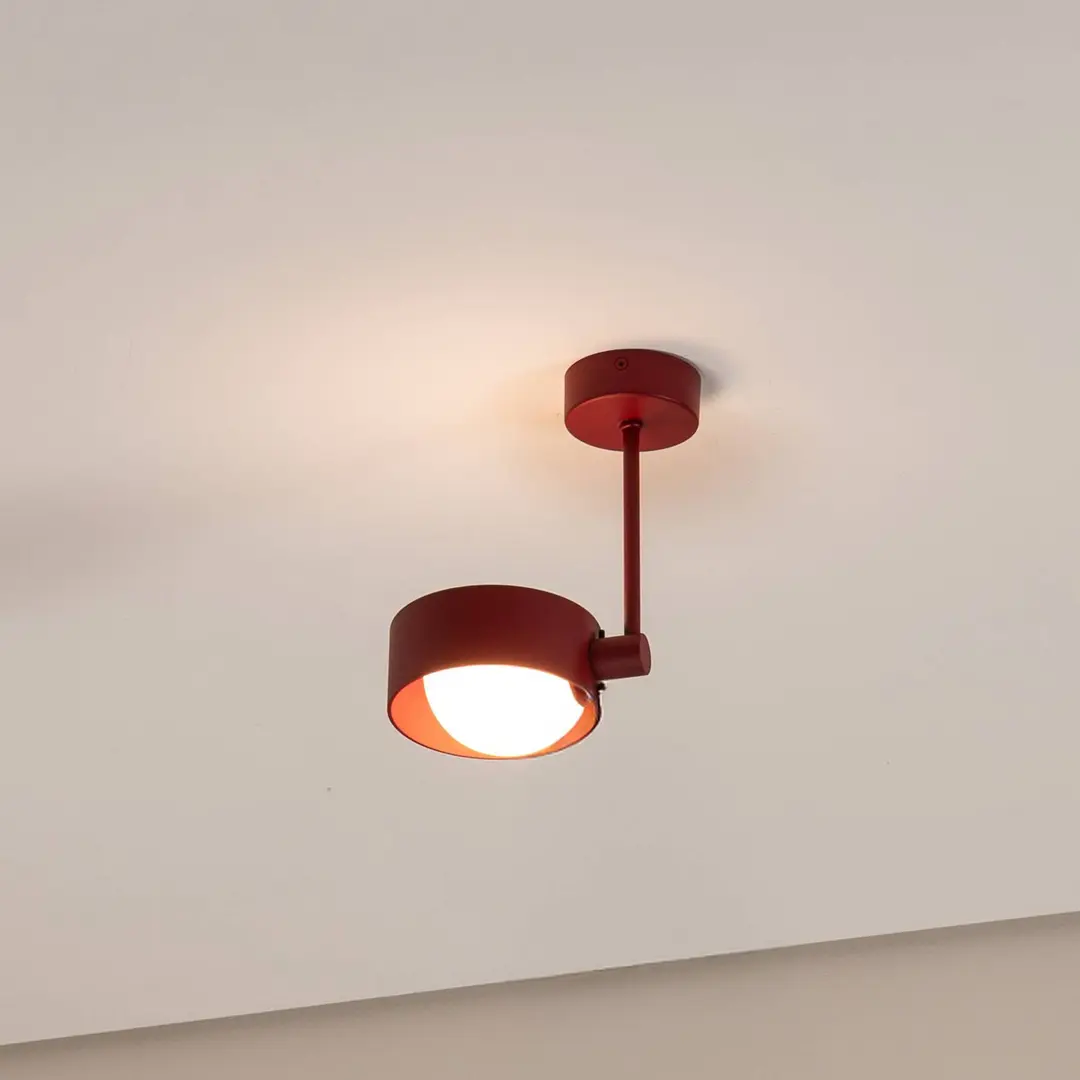 Argon Deckenleuchte Mado, einflammig, rot