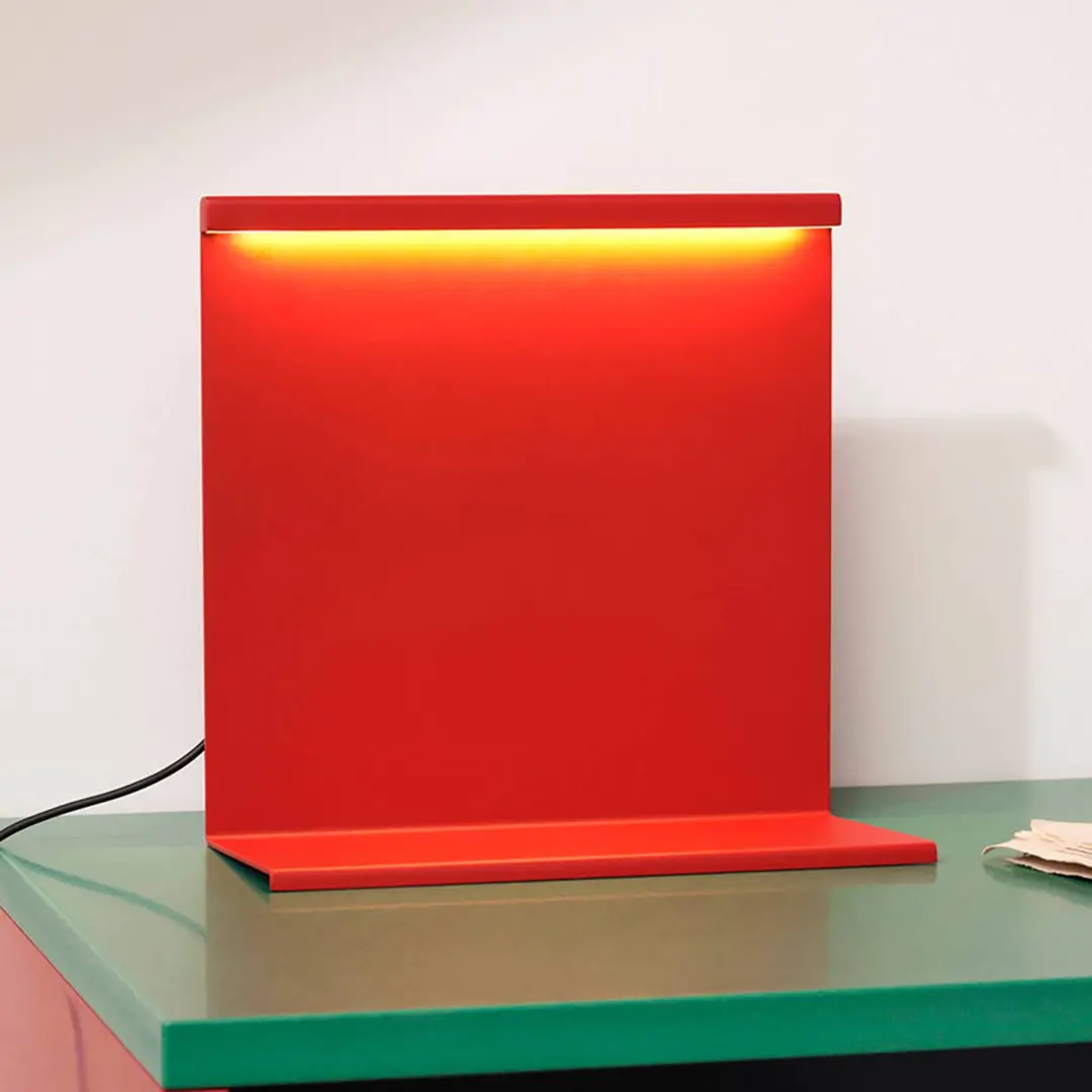 HAY LBM LED-Tischleuchte mit Dimmer, tomatenrot
