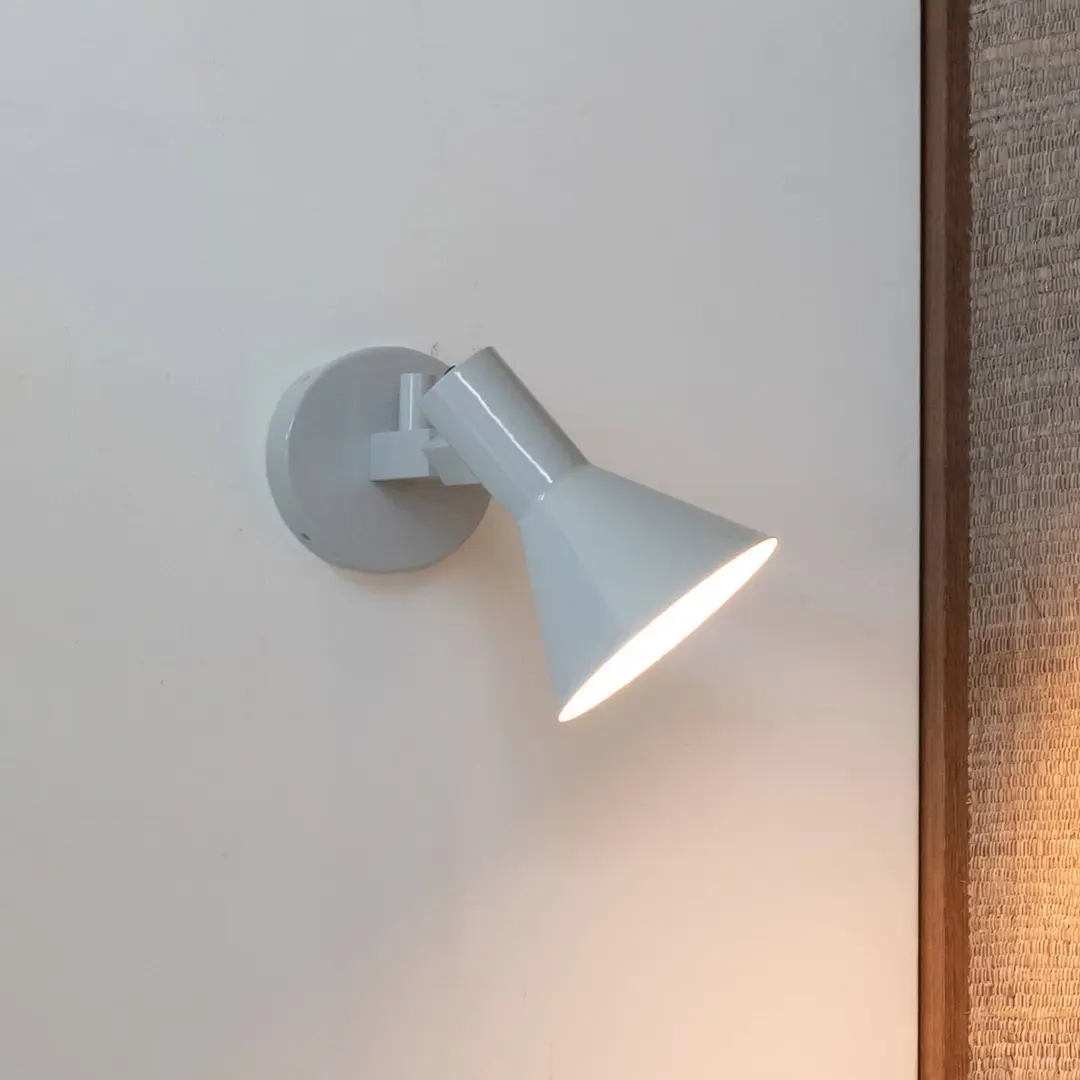 IT'S ABOUT ROMI Wandlampe Stavanger hellgrau, Stecker, 20 cm