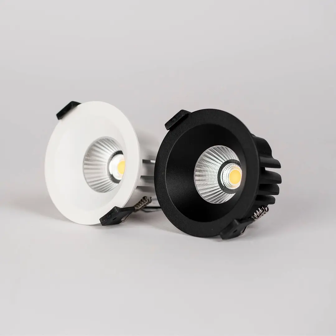 The Light Group SLC LED-Einbau-Downlight OnePro Soft, schwarz, 4.000 K, Alu