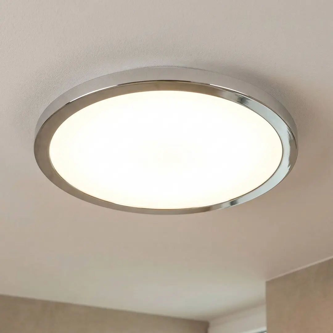 LIGHTME LED-Deckenleuchte Aqua Ø30,2cm chrom