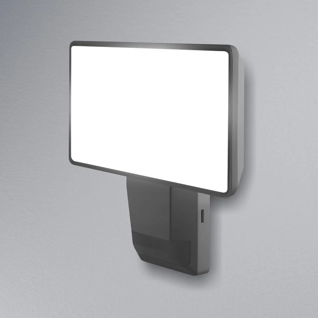 OSRAM LED-Sensor-Außenstrahler ENDURA PRO FLOOD, grau, 27 W