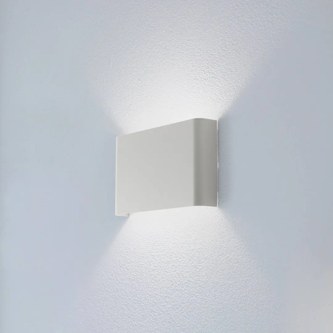 Nowodvorski Lighting Wandleuchte Haga, hellgrau, Metall, 25 cm breit, G9