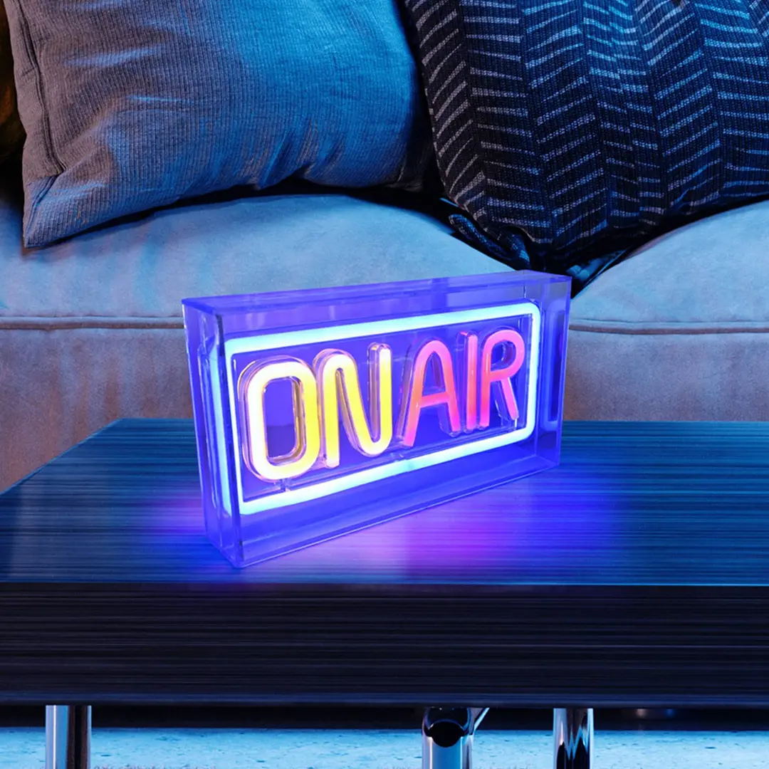 JUST LIGHT. GmbH LED-Tischleuchte Neon On Air, USB