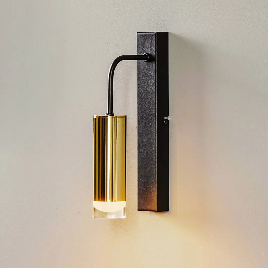 Lamkur Wandleuchte Shine, gold