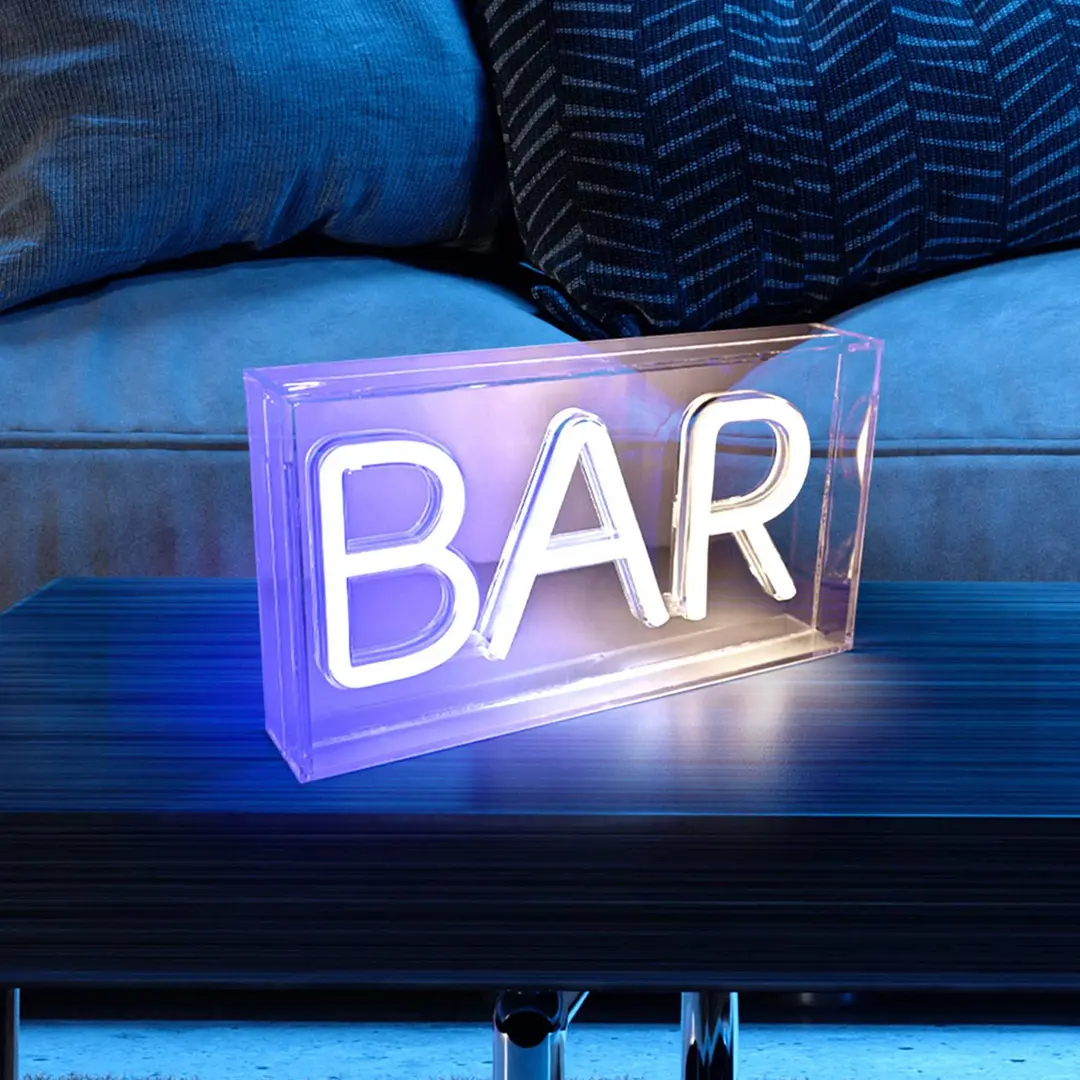 JUST LIGHT. GmbH LED-Tischleuchte Neon Bar, USB