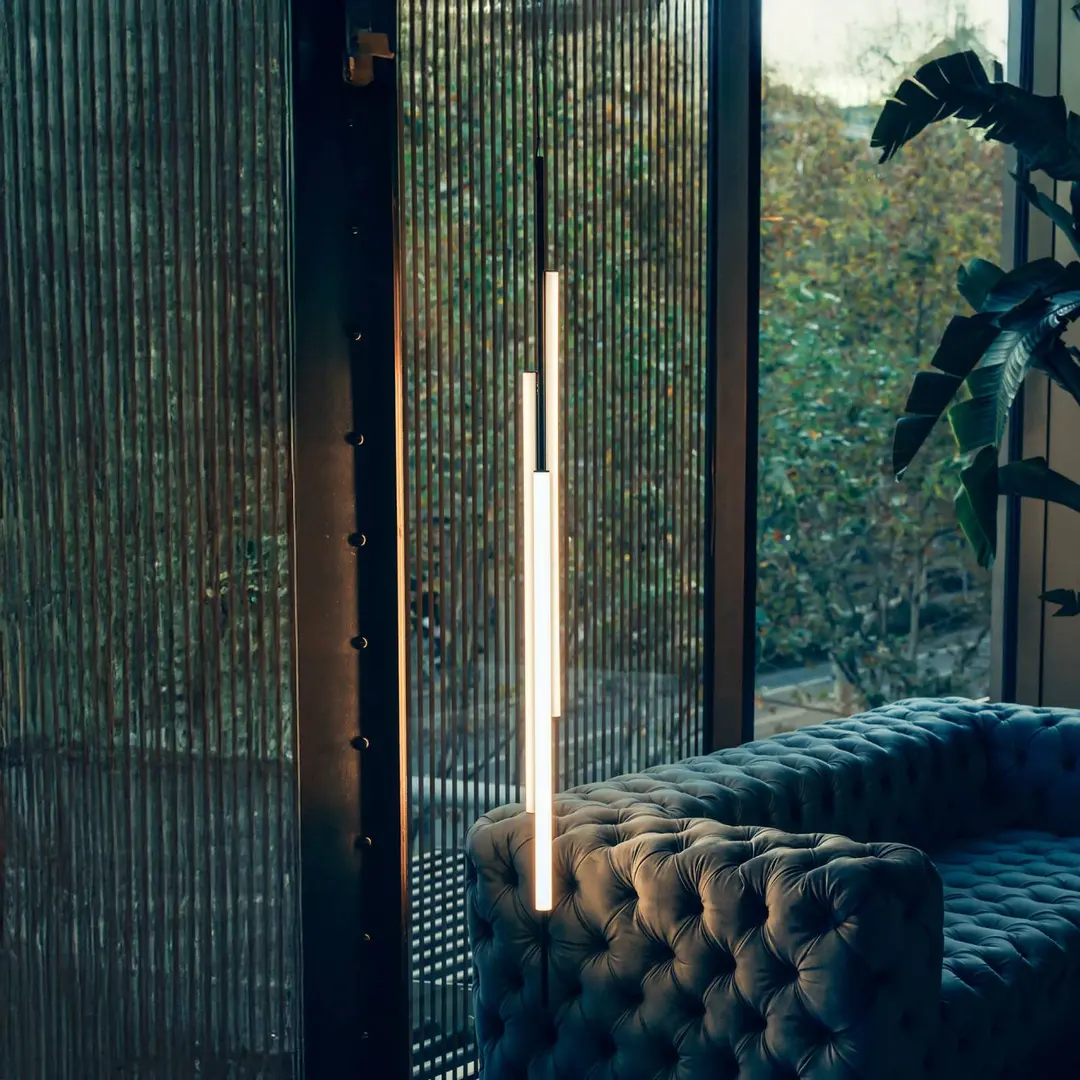 MARSET LED-Hängelampe Ambrosia 175w/Plug-in 2700K schwarz