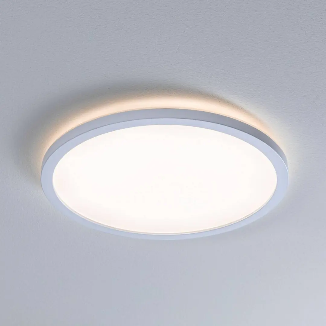 Paulmann LED-Panel Atria Shine Ø29cm weiß IP44 3000K an/aus