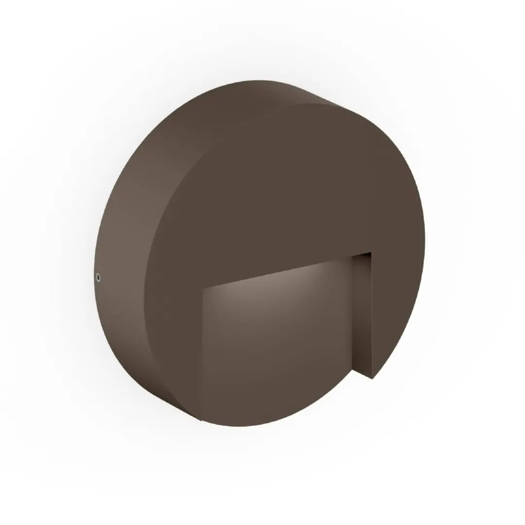 Wever & Ducré Lighting WEVER & DUCRÉ LED-Außenwandlampe Reto Round 1.3 bronzefarben