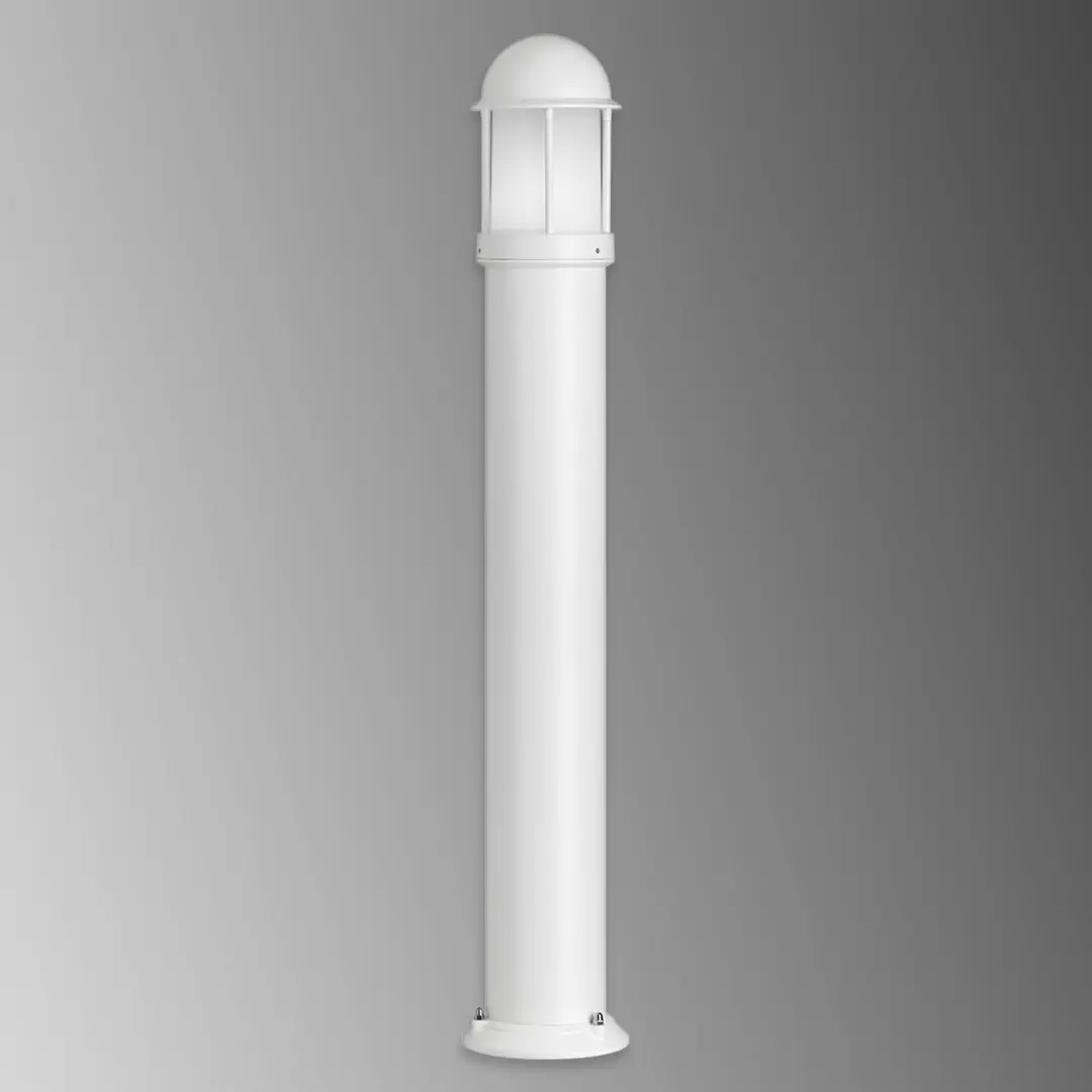 LCD Alu-Wegeleuchte Marco, weiß