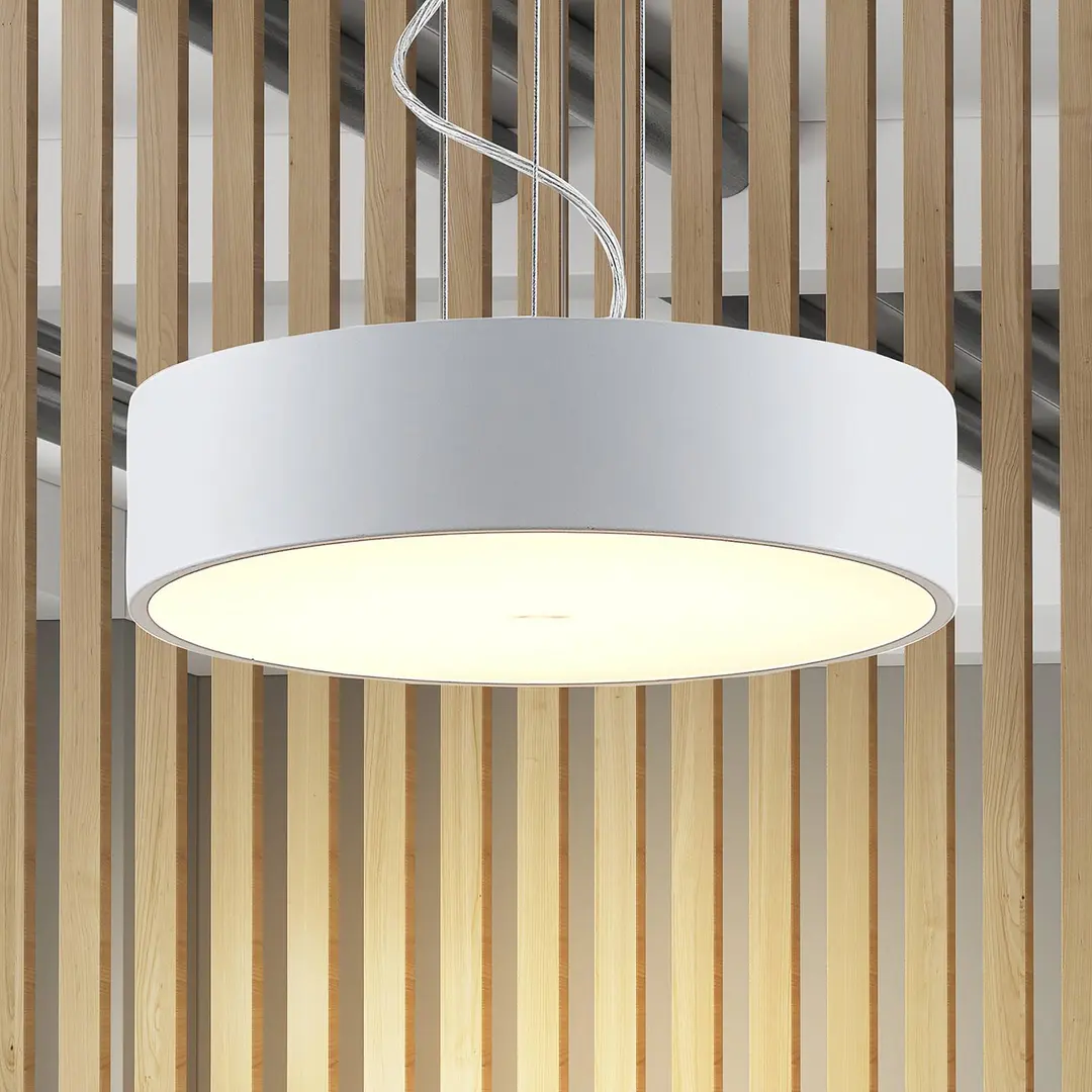 Arcchio LED-Hängelampe Noabelle, Ø 40 cm, weiß, Metall