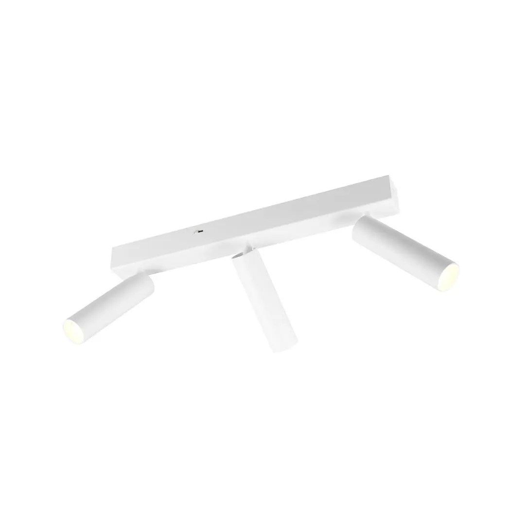 Trio Lighting LED-Deckenspot Ambala, 3-fl., weiß, Metall, CCT, dimmbar