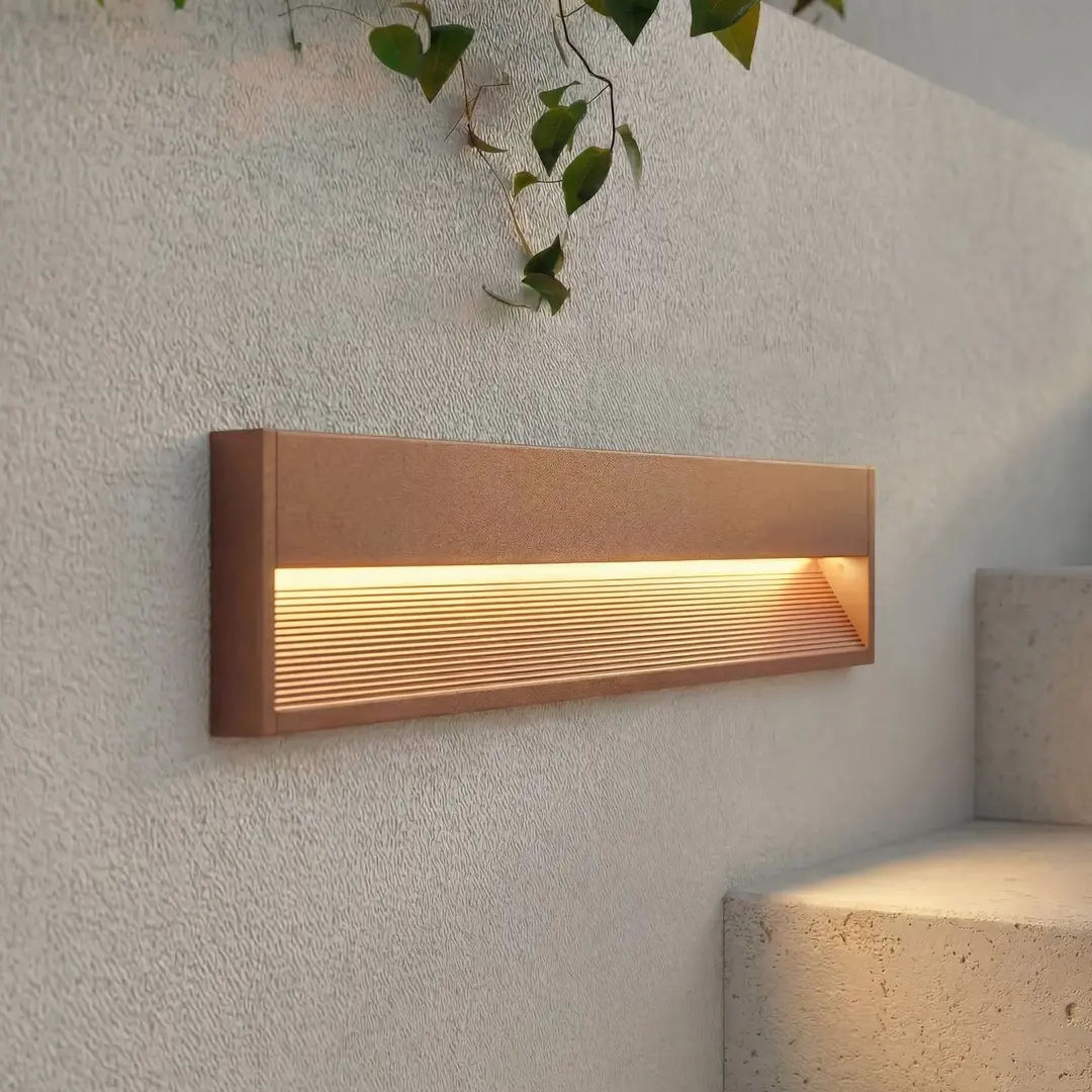Lucande LED-Außenwandleuchte Trevin, 60 cm, IP65, Aluminium