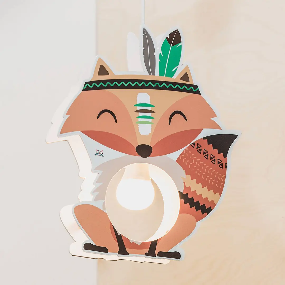 Elobra Pendelleuchte Little Indians, Fuchs Filip, orange