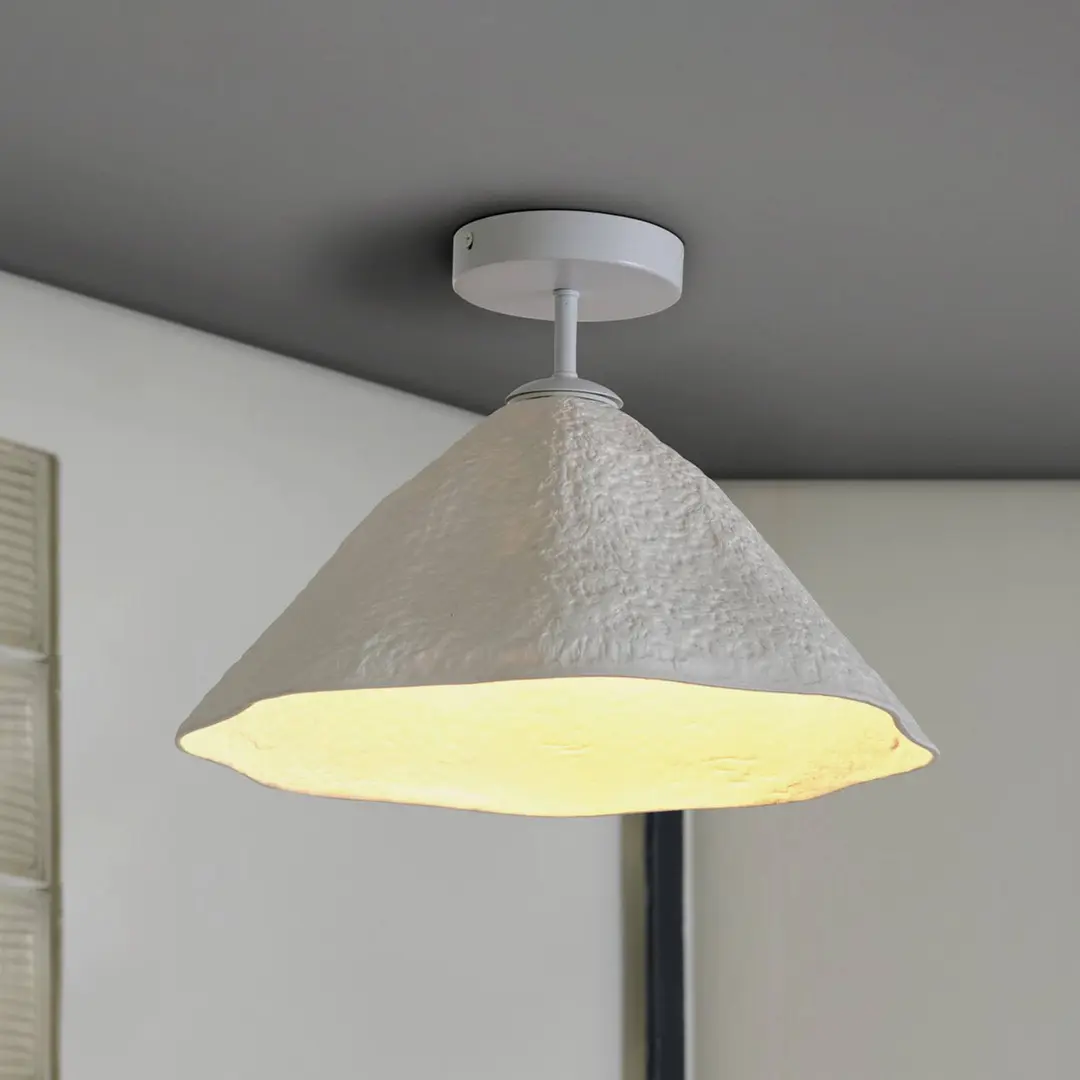OSRAM Deckenlampe Decor Lotus Leaf, 1-fl., weiß, Papier, E27