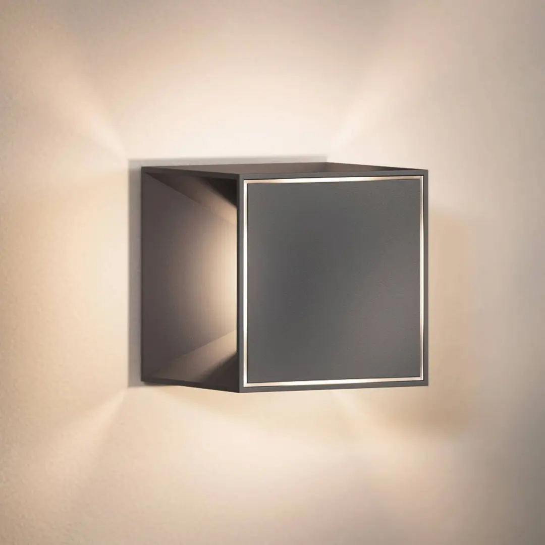 Sigor LED-Akku-Tischleuchte Nutalis mini, graphit, IP54, dimmbar