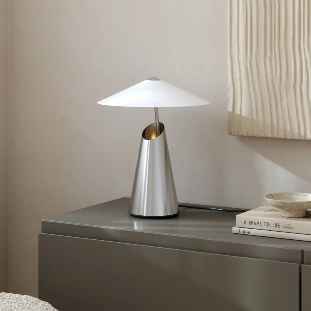DFTP by Nordlux Tischleuchte Taido aus Metall, chrom