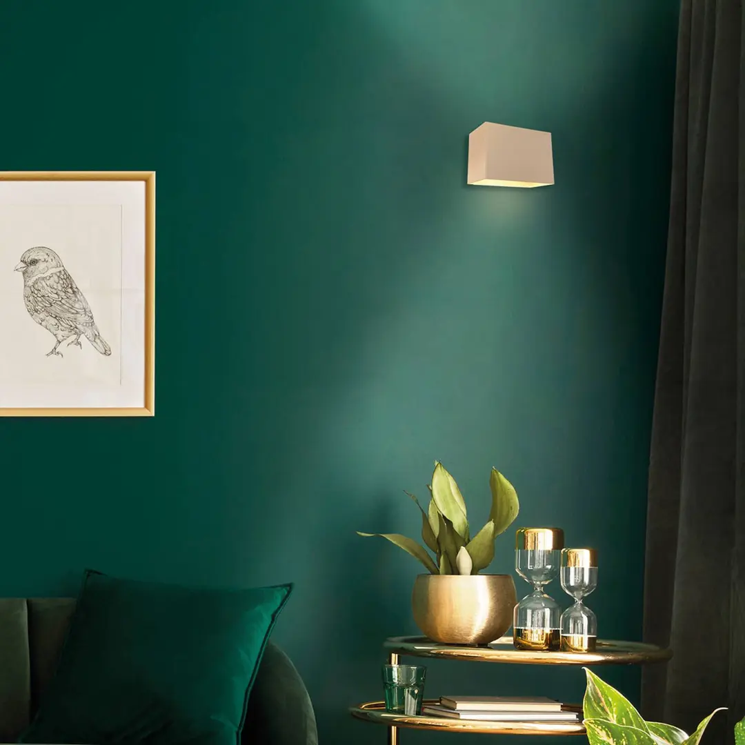 Steinhauer Wandleuchte Muro 3365, cremefarben, eckig, G9, 2.700 K