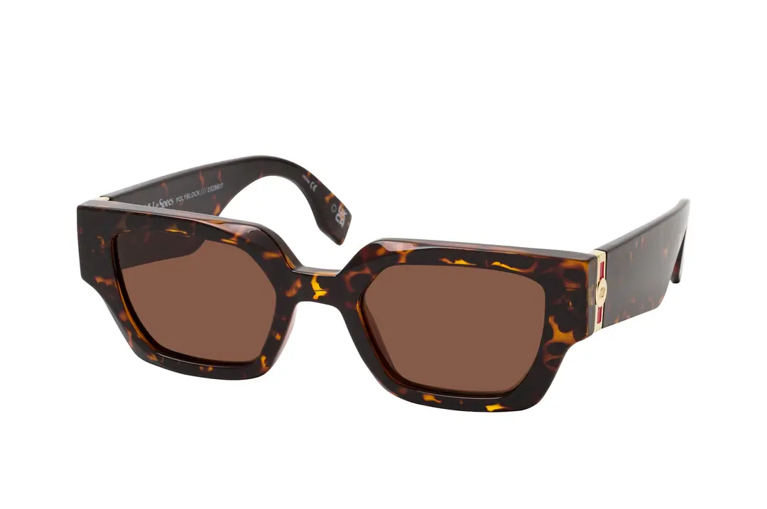 Le Specs POLYBLOCK LSU2329617, Quadratische Sonnenbrille, Unisex