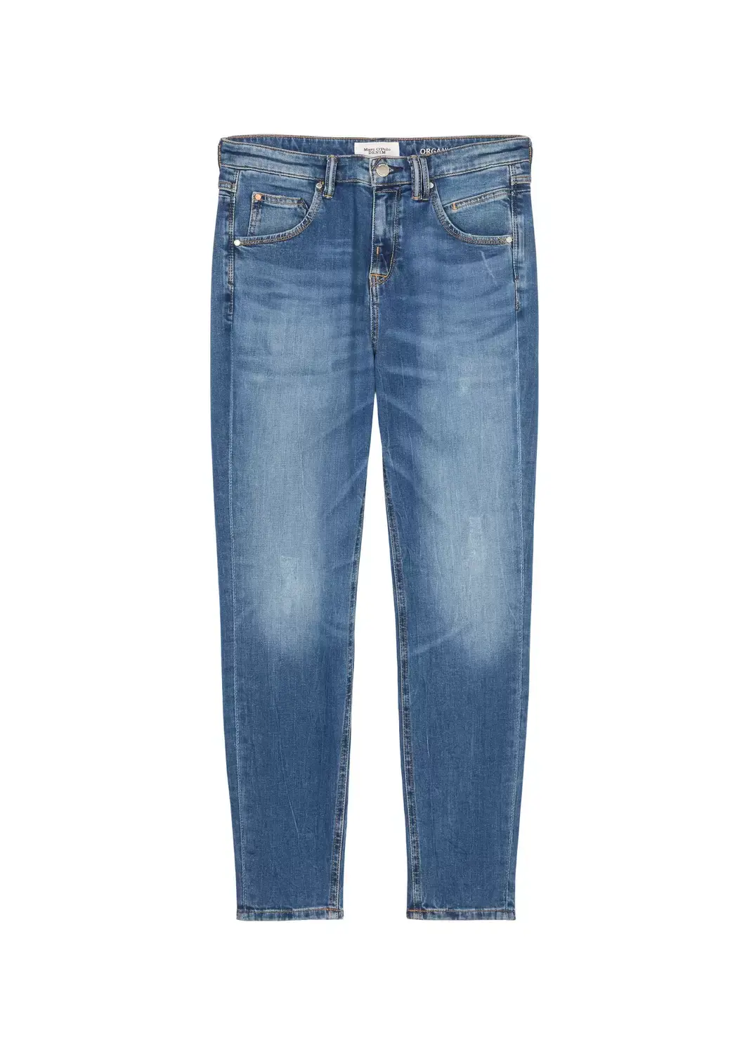 Marc O'Polo DENIM Denim Trouser, Boyfriend Fit, Regul, multi/ mid blue marble